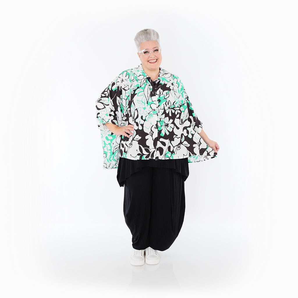 AKH Fashion · Jacke · Isalie · 7092 · Weiß/Schwarz/Grün