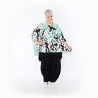 AKH Fashion · Jacke · Isalie · 7092 · Weiß/Schwarz/Grün