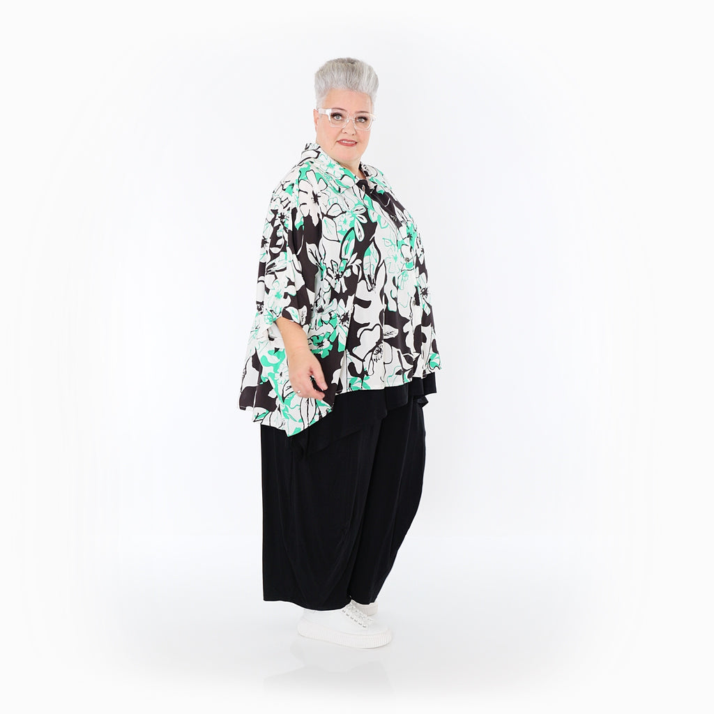 AKH Fashion · Jacke · Isalie · 7092 · Weiß/Schwarz/Grün