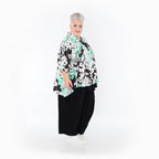 AKH Fashion · Jacke · Isalie · 7092 · Weiß/Schwarz/Grün