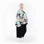 AKH Fashion · Jacke · Isalie · 7092 · Weiß/Schwarz/Grün
