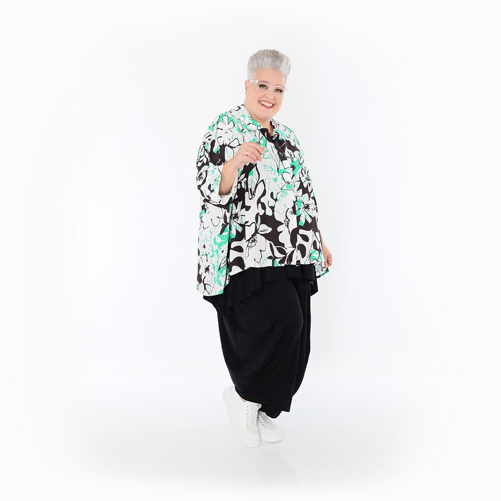 AKH Fashion · Jacke · Isalie · 7092 · Weiß/Schwarz/Grün
