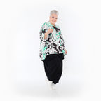 AKH Fashion · Jacke · Isalie · 7092 · Weiß/Schwarz/Grün