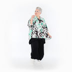 AKH Fashion · Jacke · Isalie · 7092 · Weiß/Schwarz/Grün