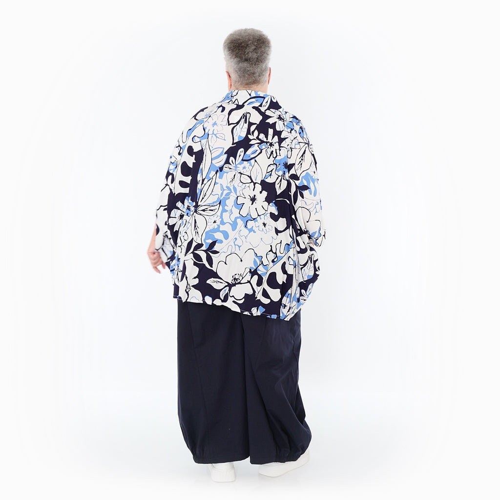 AKH Fashion · Jacke · Isalie · 7092 · Weiß/Marine/Blau