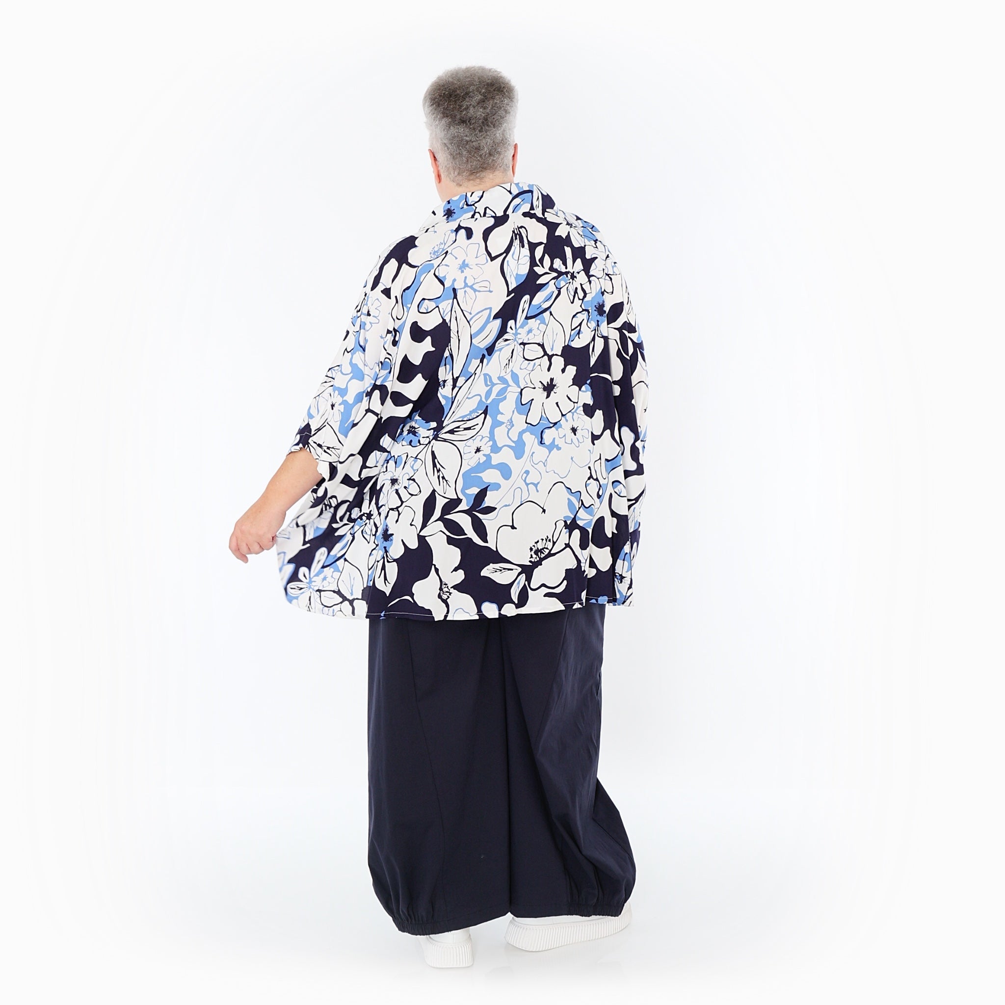 AKH Fashion · Jacke · Isalie · 7092 · Weiß/Marine/Blau