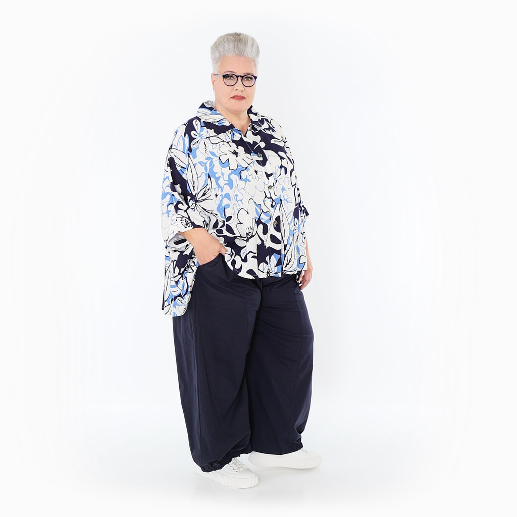 AKH Fashion · Jacke · Isalie · 7092 · Weiß/Marine/Blau