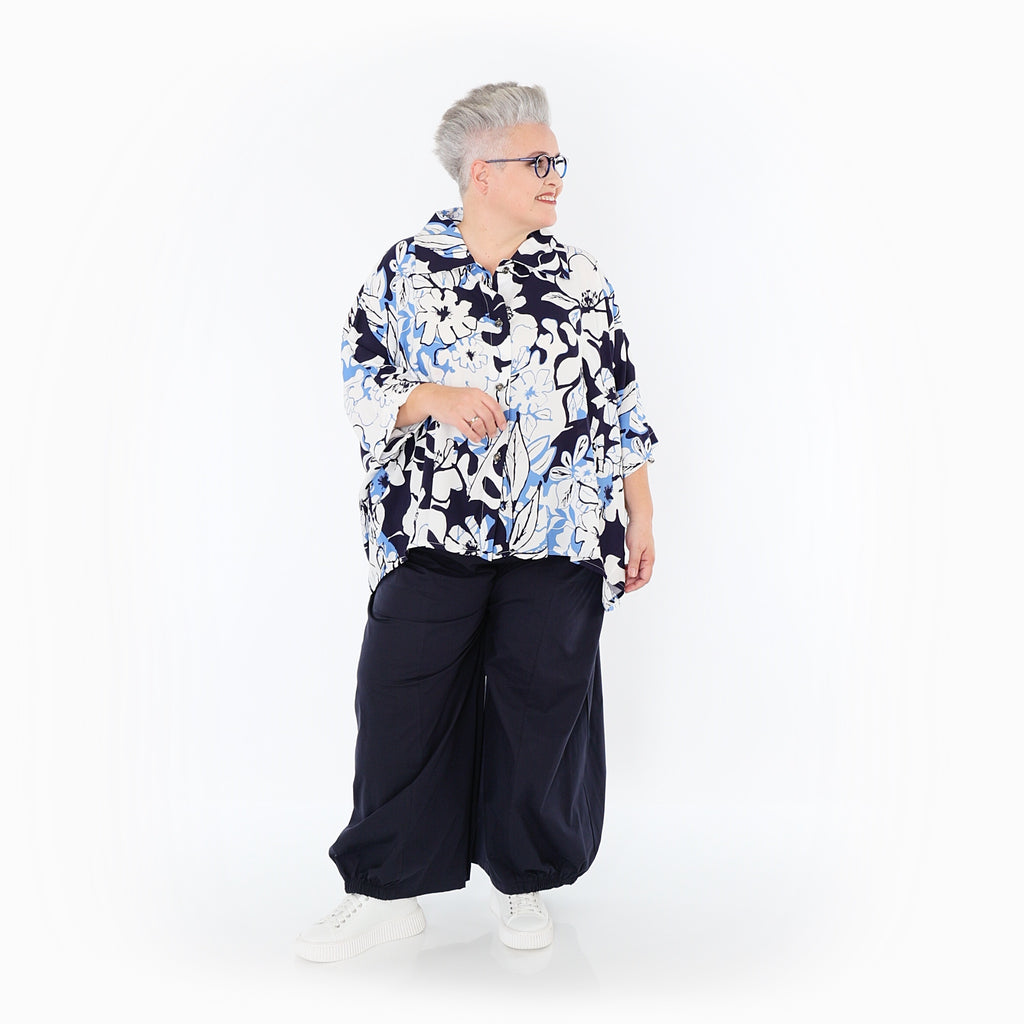 AKH Fashion · Jacke · Isalie · 7092 · Weiß/Marine/Blau