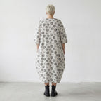 AKH Fashion 1926 Dress, White-Black