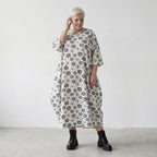 AKH Fashion 1926 Dress, White-Black