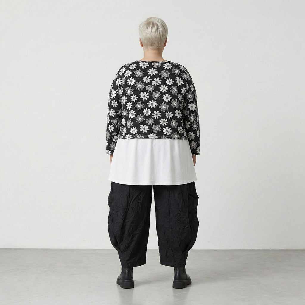 AKH Fashion 7011 Throw, Black and White