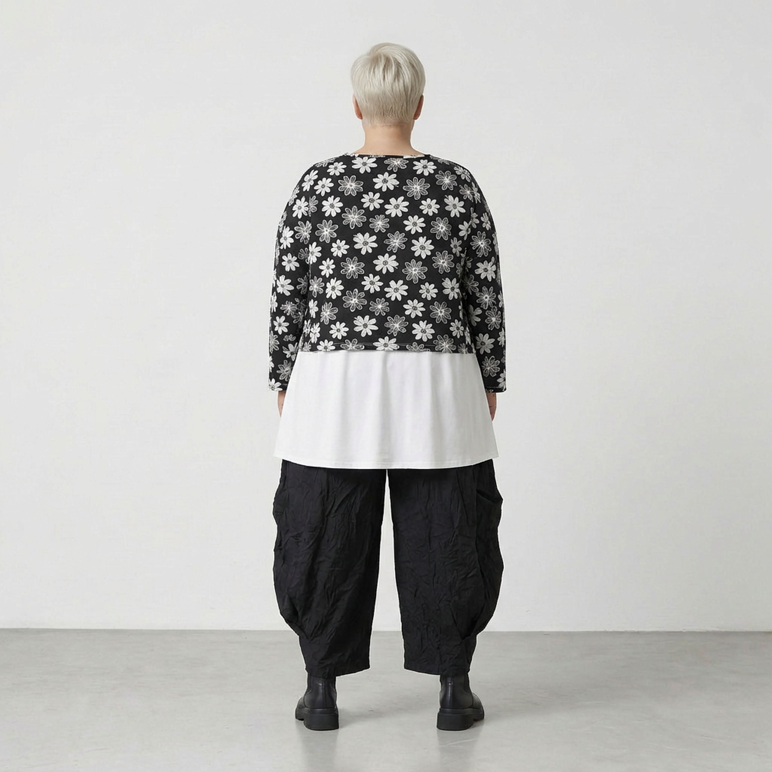 AKH Fashion 7011 Throw, Black and White