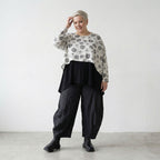 AKH Fashion 7011 Throw, White-Black