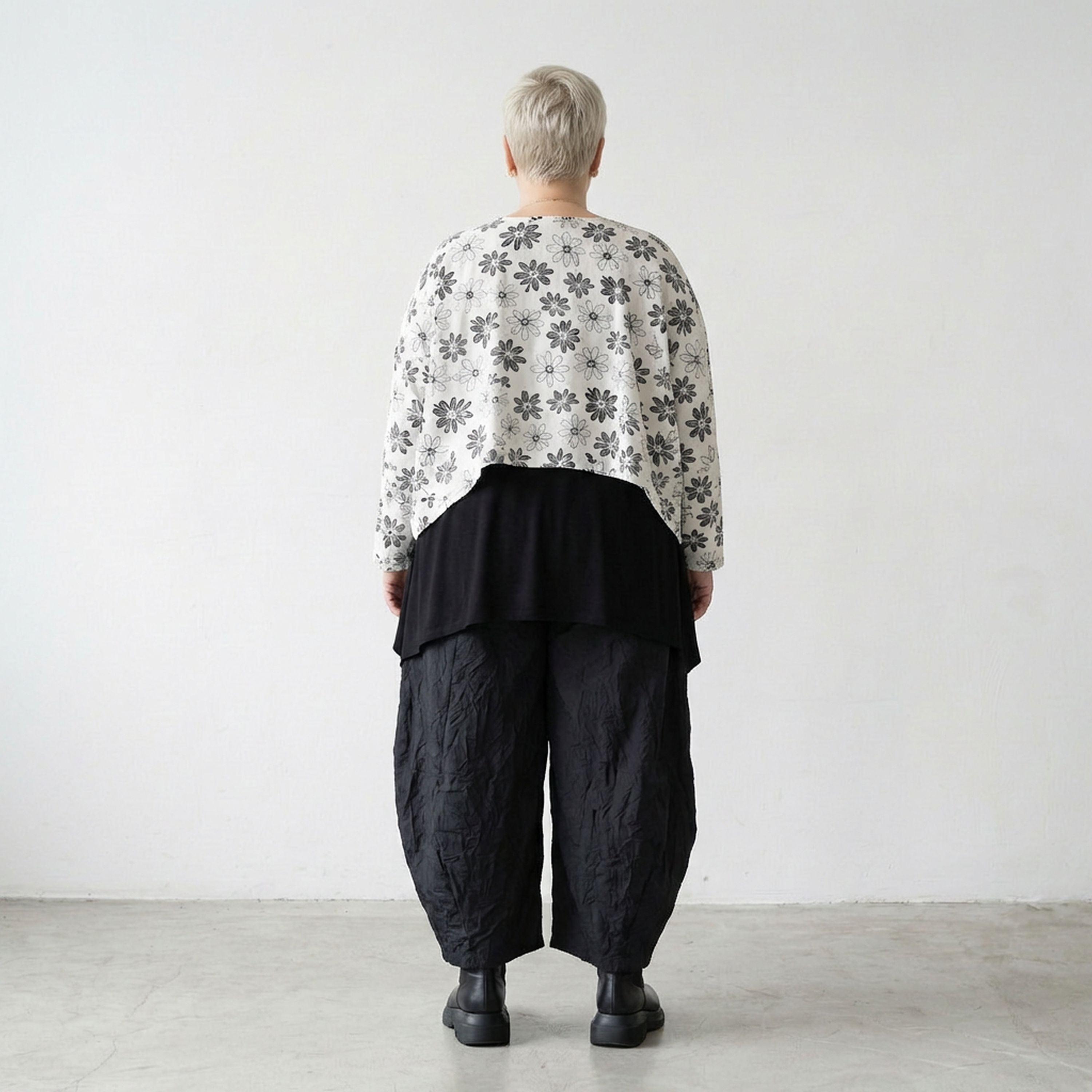 AKH Fashion 7011 Throw, White-Black