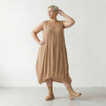 AKH Fashion 2288 Kleid, Beige