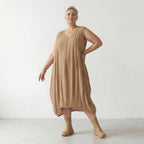 AKH Fashion 2288 Kleid, Beige