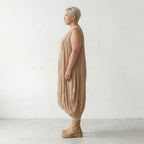 AKH Fashion 2288 Kleid, Beige