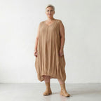 AKH Fashion 2288 Kleid, Beige
