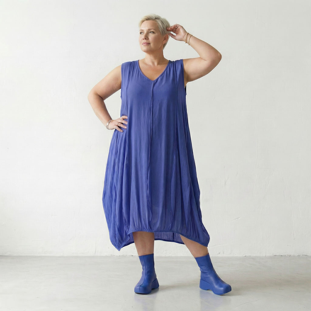 AKH Fashion 2288 Kleid, Royalblau