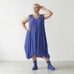AKH Fashion 2288 Kleid, Royalblau