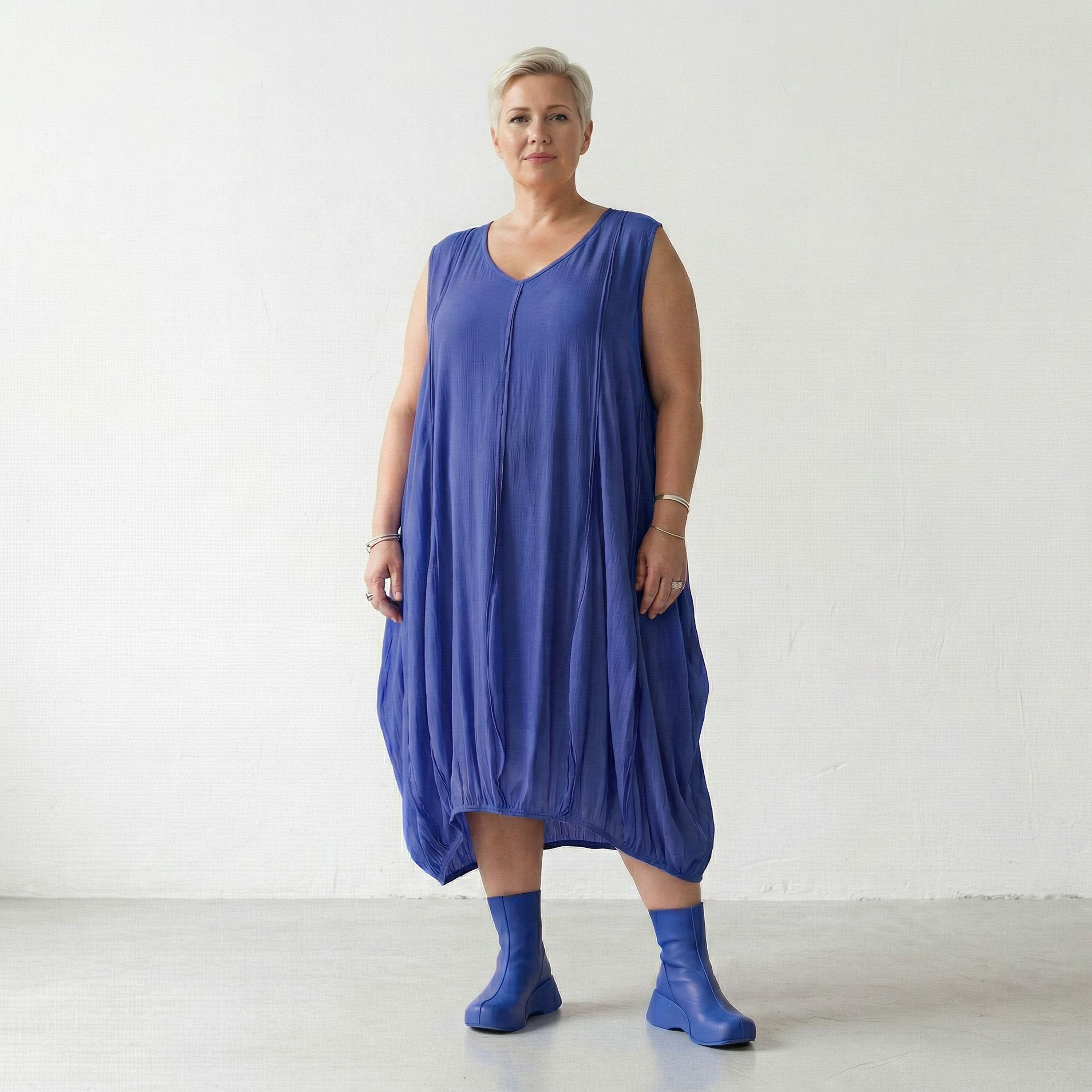 AKH Fashion 2288 Kleid, Royalblau