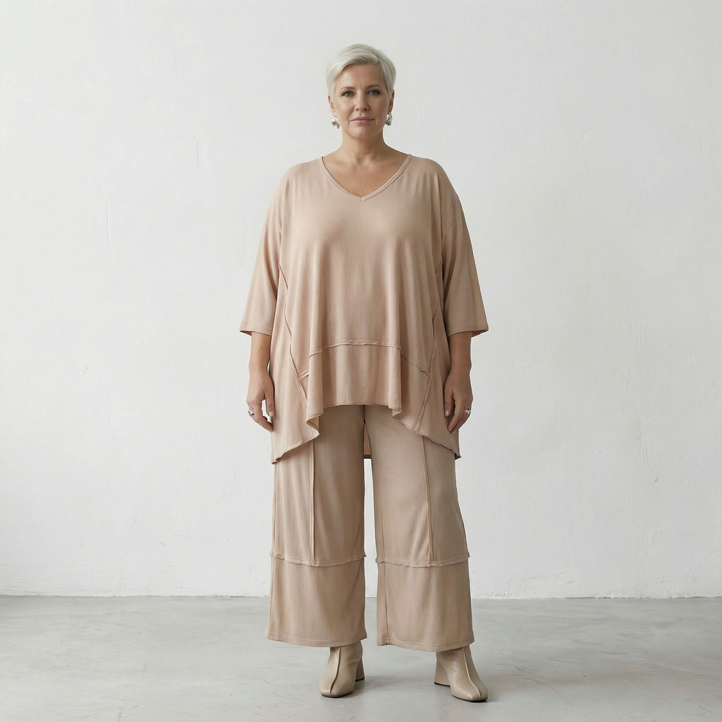 AKH Fashion 7189 Trousers, Beige