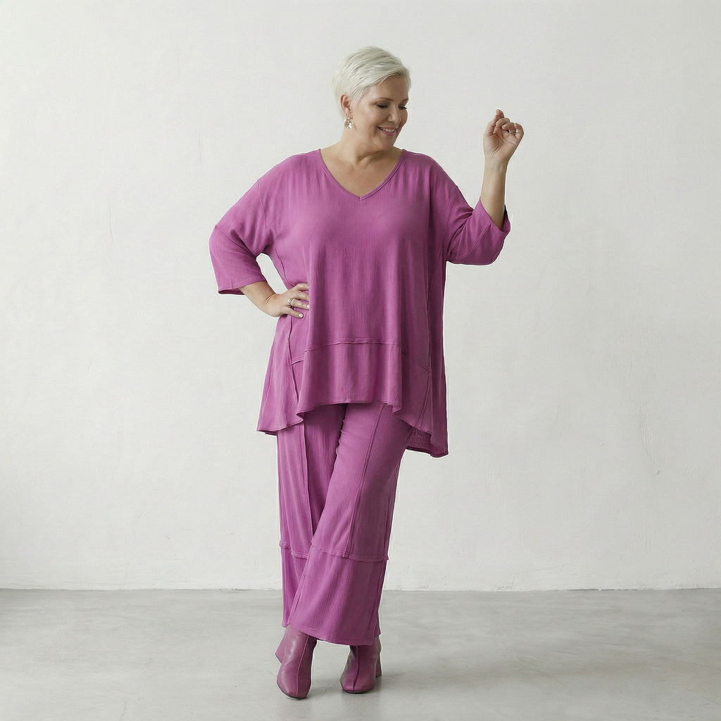 AKH Fashion 7189 Hose, Lila