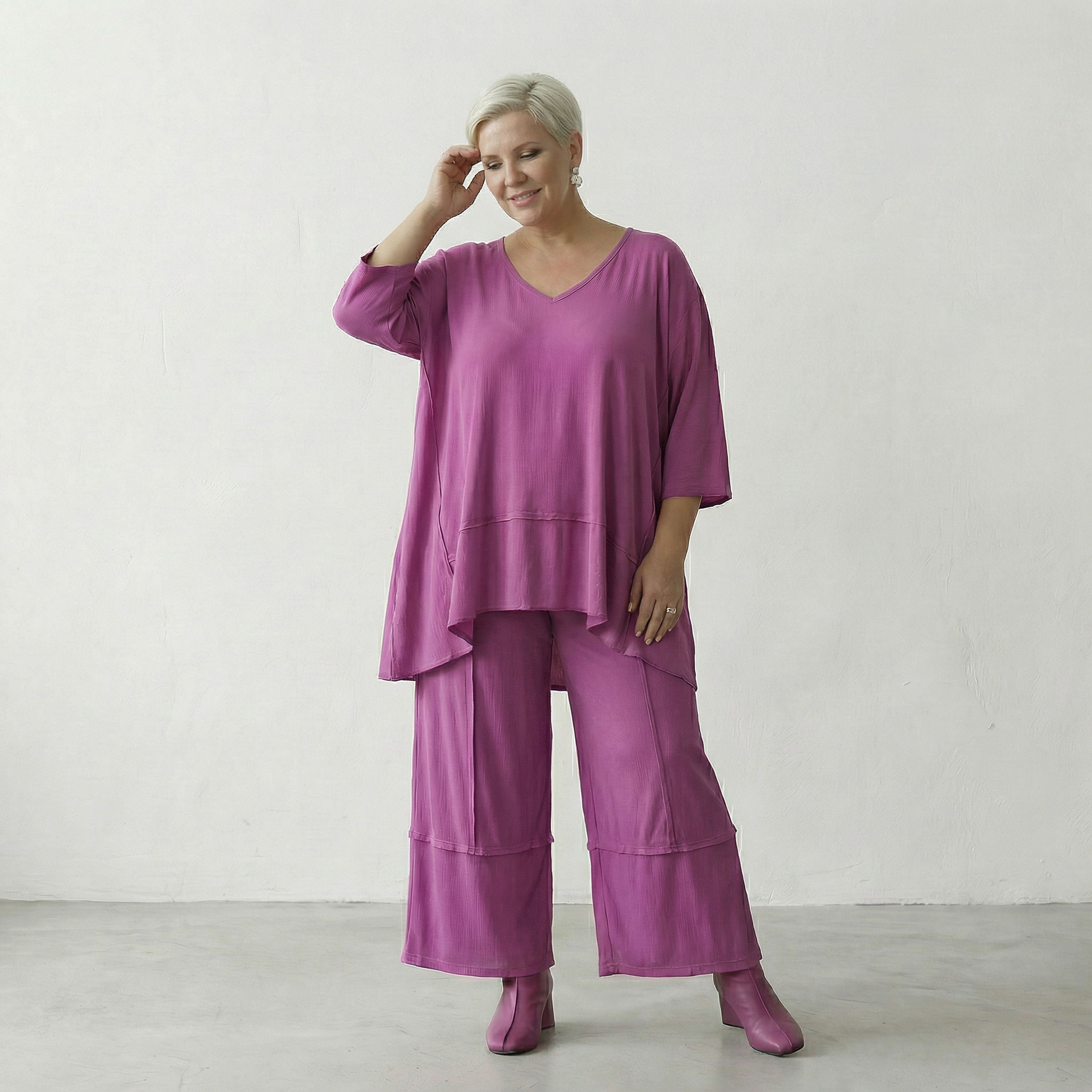 AKH Fashion 7189 Hose, Lila