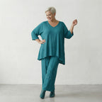 AKH Fashion 7189 Hose, Petrol