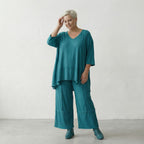 AKH Fashion 7189 Hose, Petrol