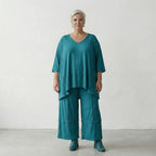 AKH Fashion 7189 Hose, Petrol