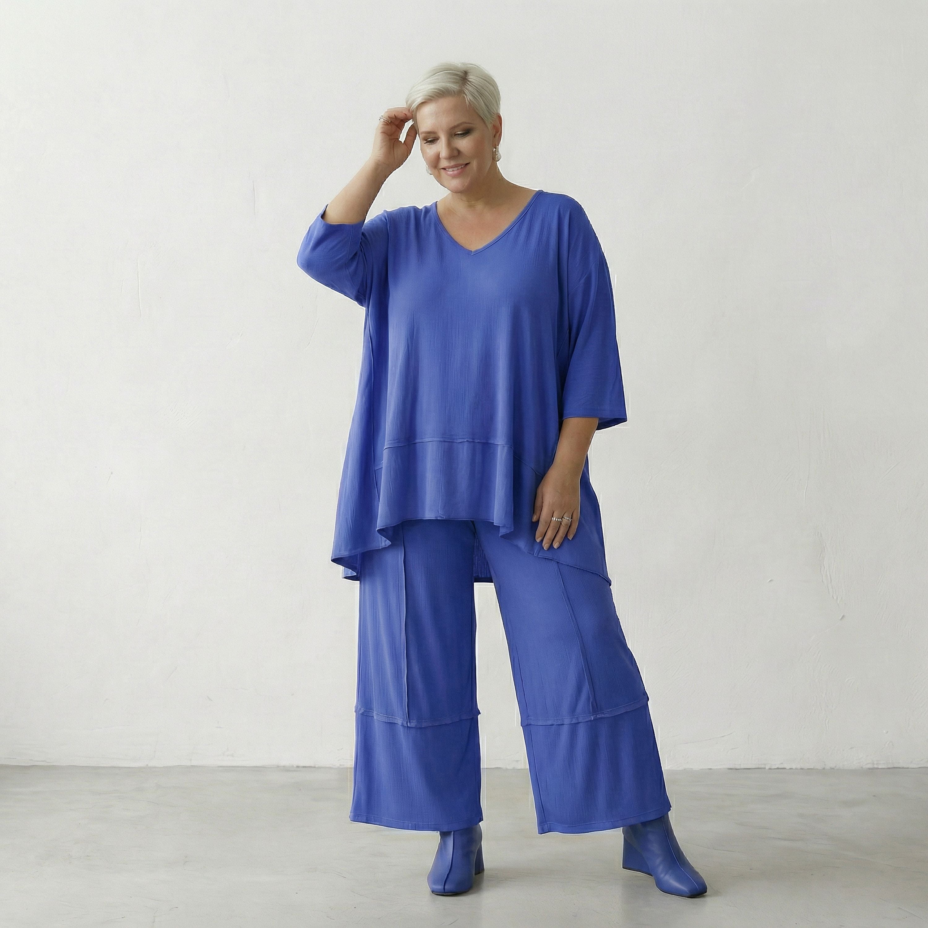 AKH Fashion 7189 Hose, Royalblau