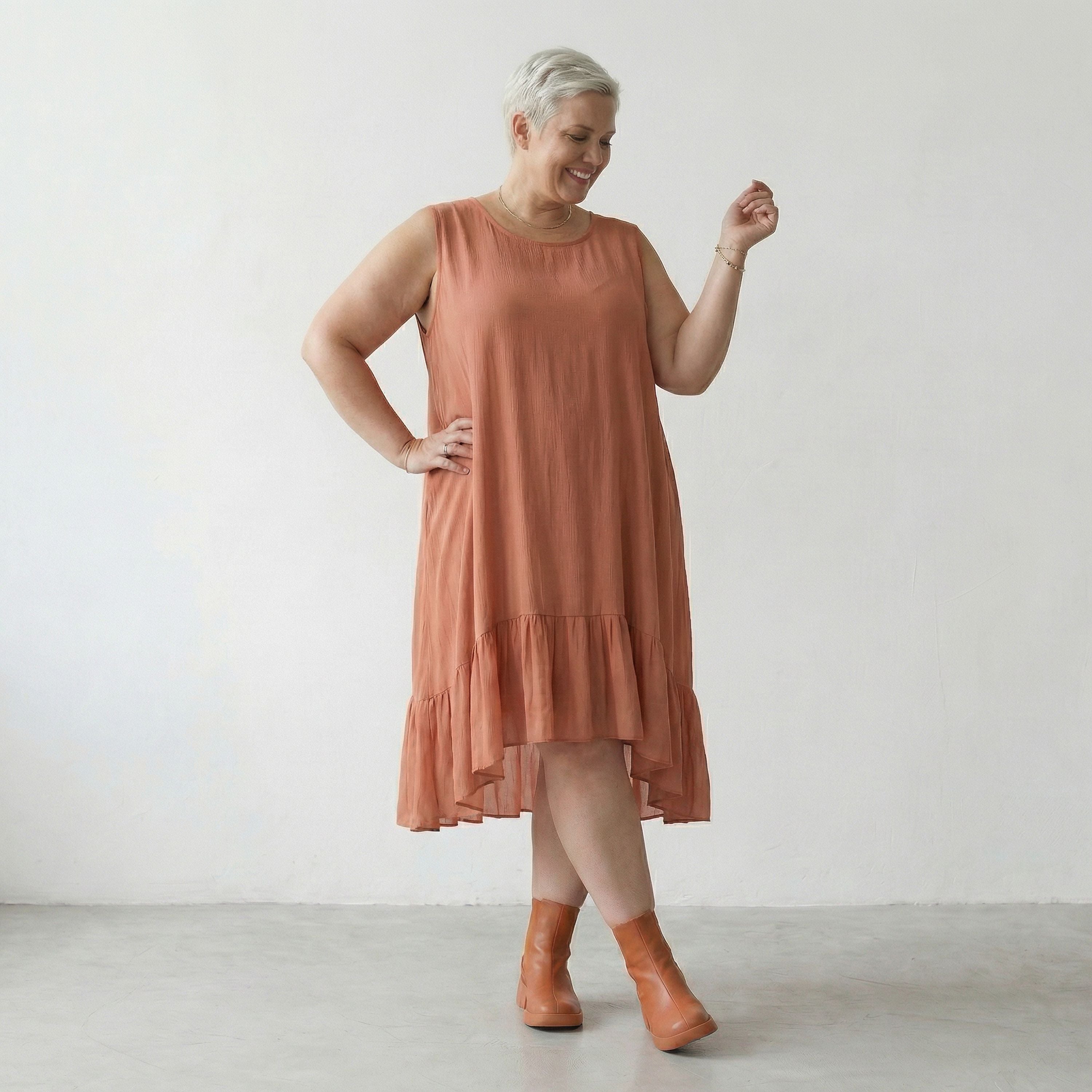 AKH Fashion 7023 Kleid, Mauve