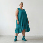 AKH Fashion 7023 Kleid, Petrol