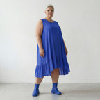 AKH Fashion 7023 Kleid, Royalblau