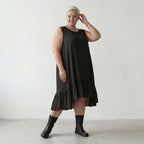 AKH Fashion 7023 Kleid, Schwarz