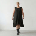 AKH Fashion 7023 Kleid, Schwarz