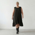 AKH Fashion 7023 Kleid, Schwarz