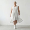AKH Fashion 7023 Kleid, Weiß
