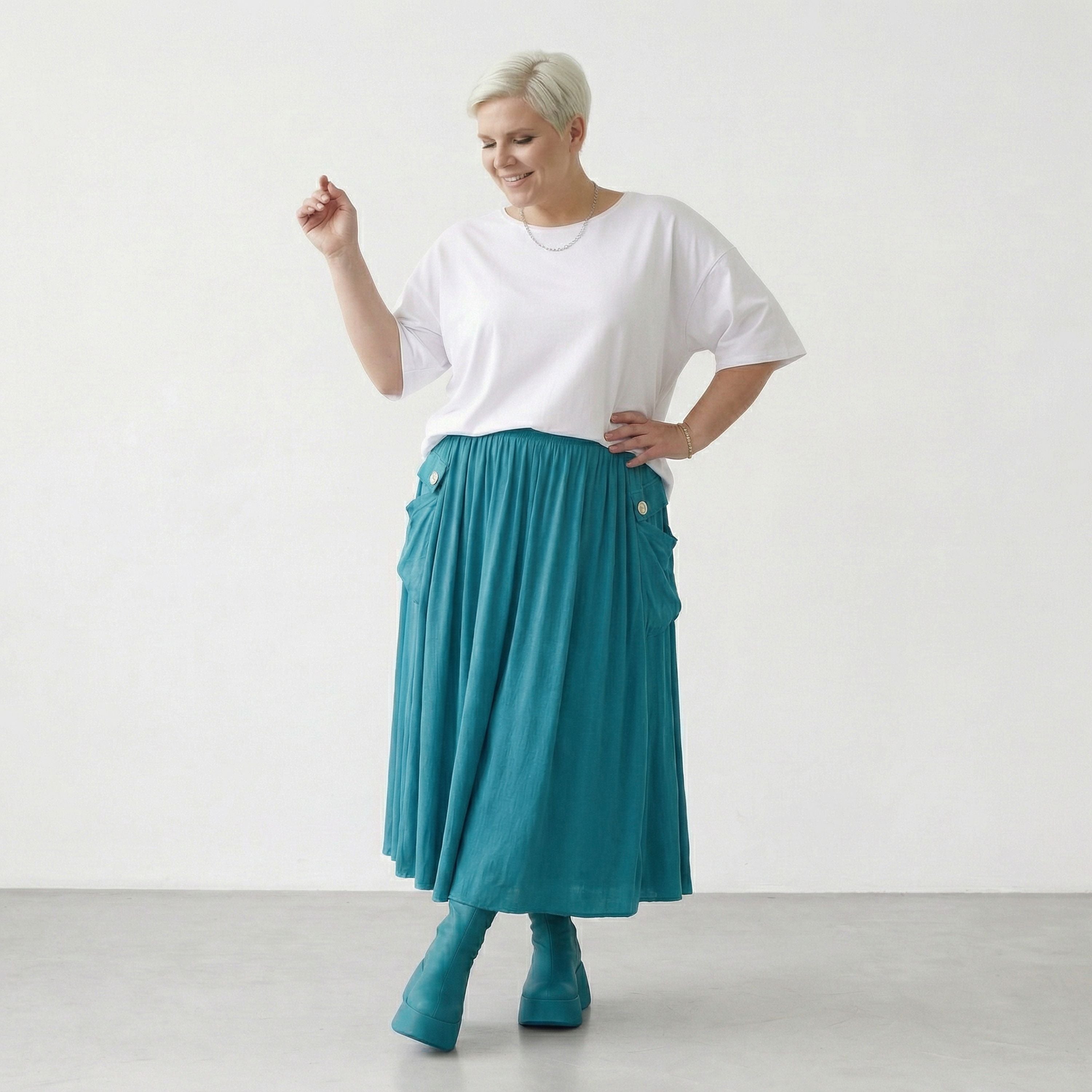 AKH Fashion 7186 Rock, Petrol