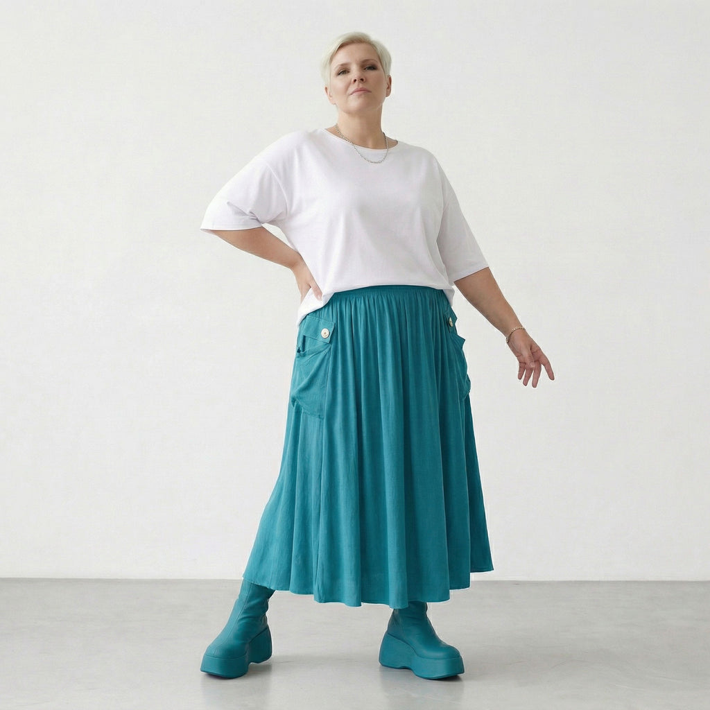 AKH Fashion 7186 Rock, Petrol