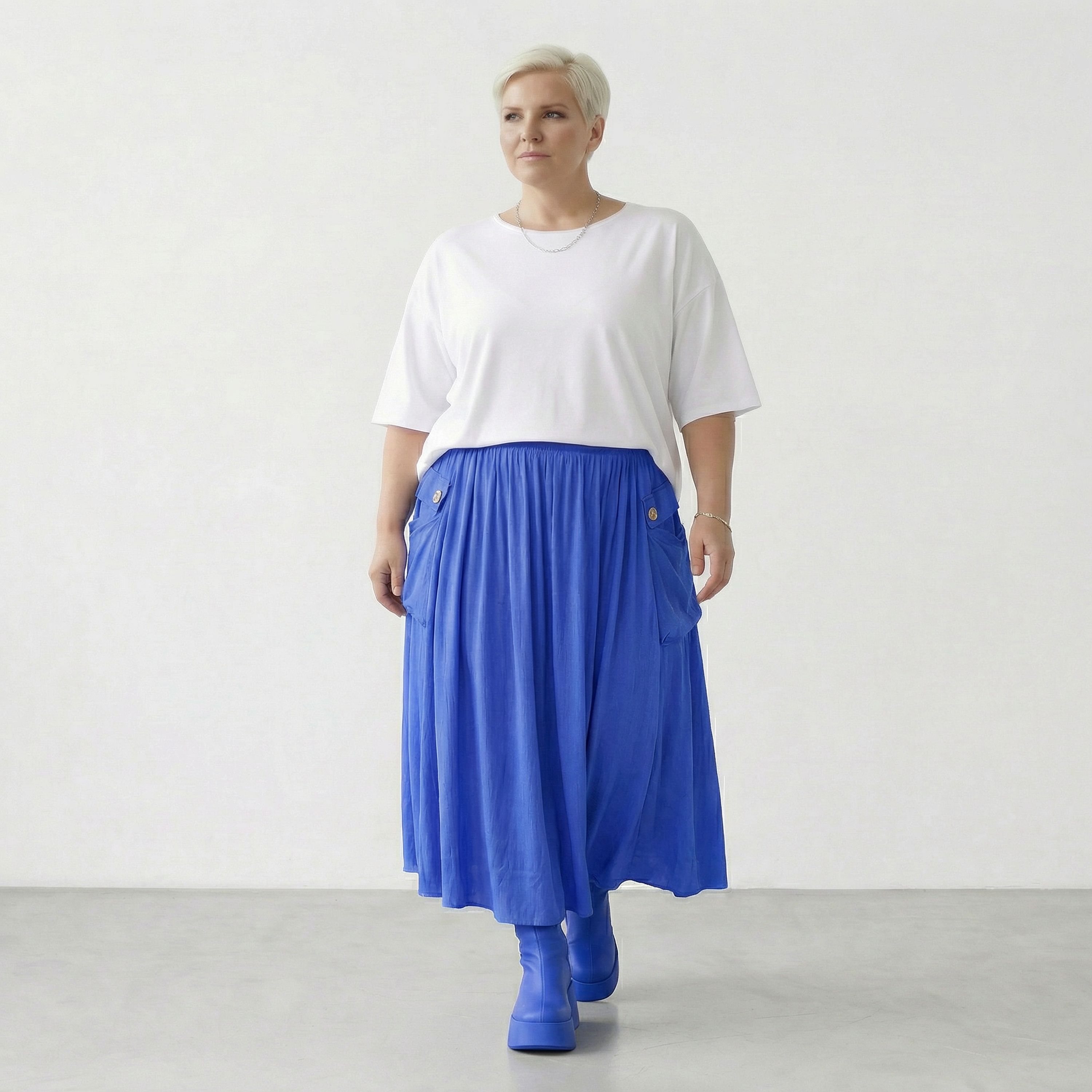 AKH Fashion 7186 Rock, Royalblau