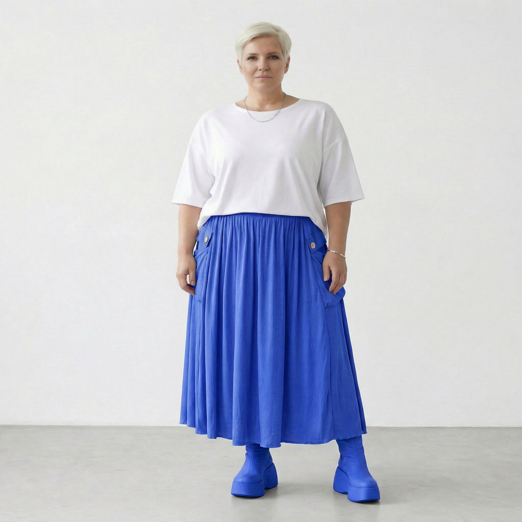 AKH Fashion 7186 Rock, Royalblau