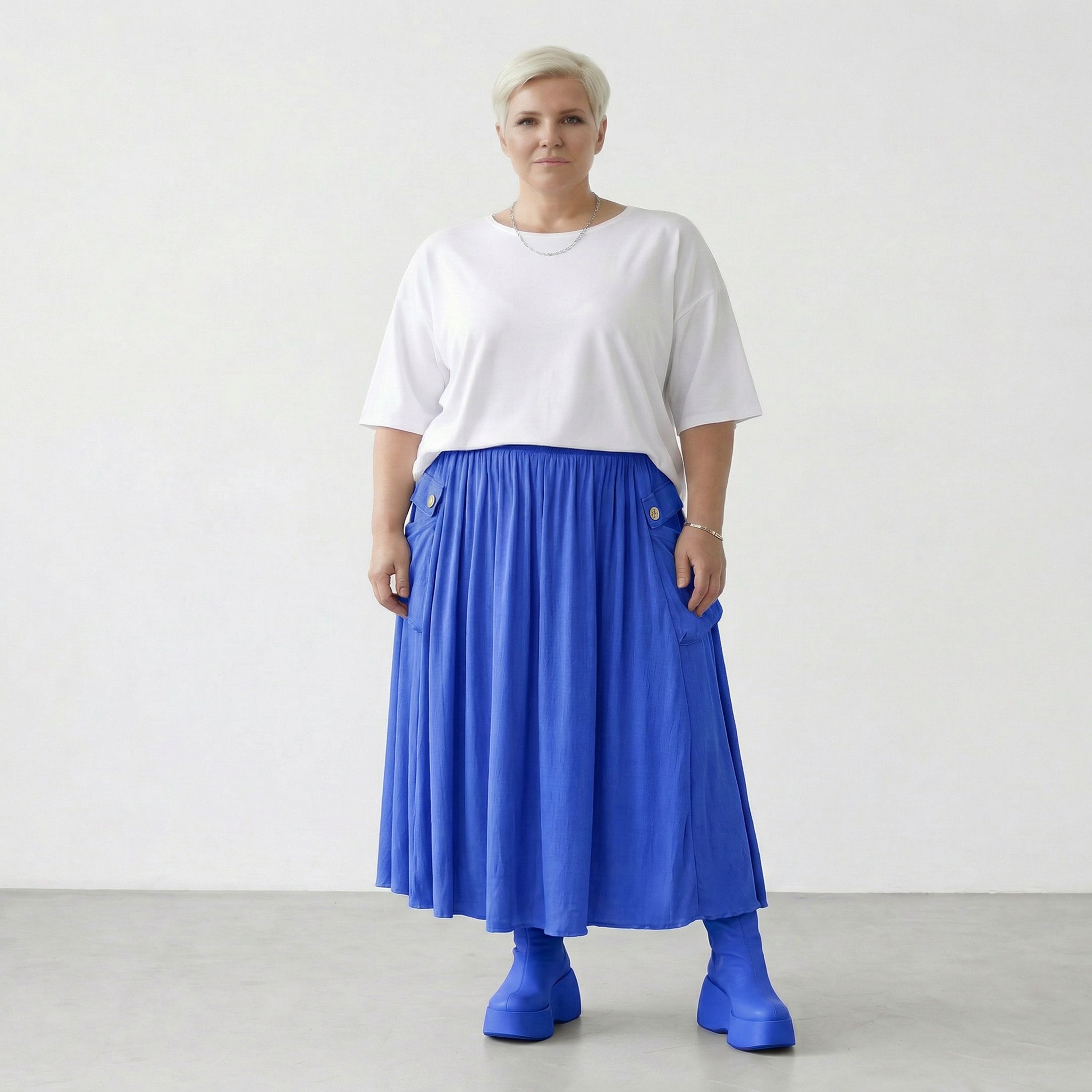 AKH Fashion 7186 Rock, Royalblau