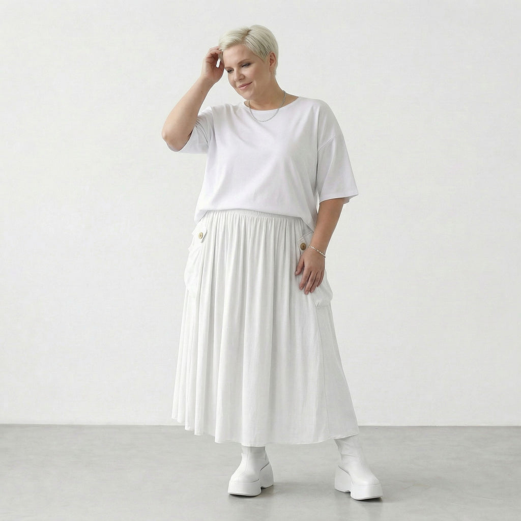 AKH Fashion 7186 Rock, Weiß