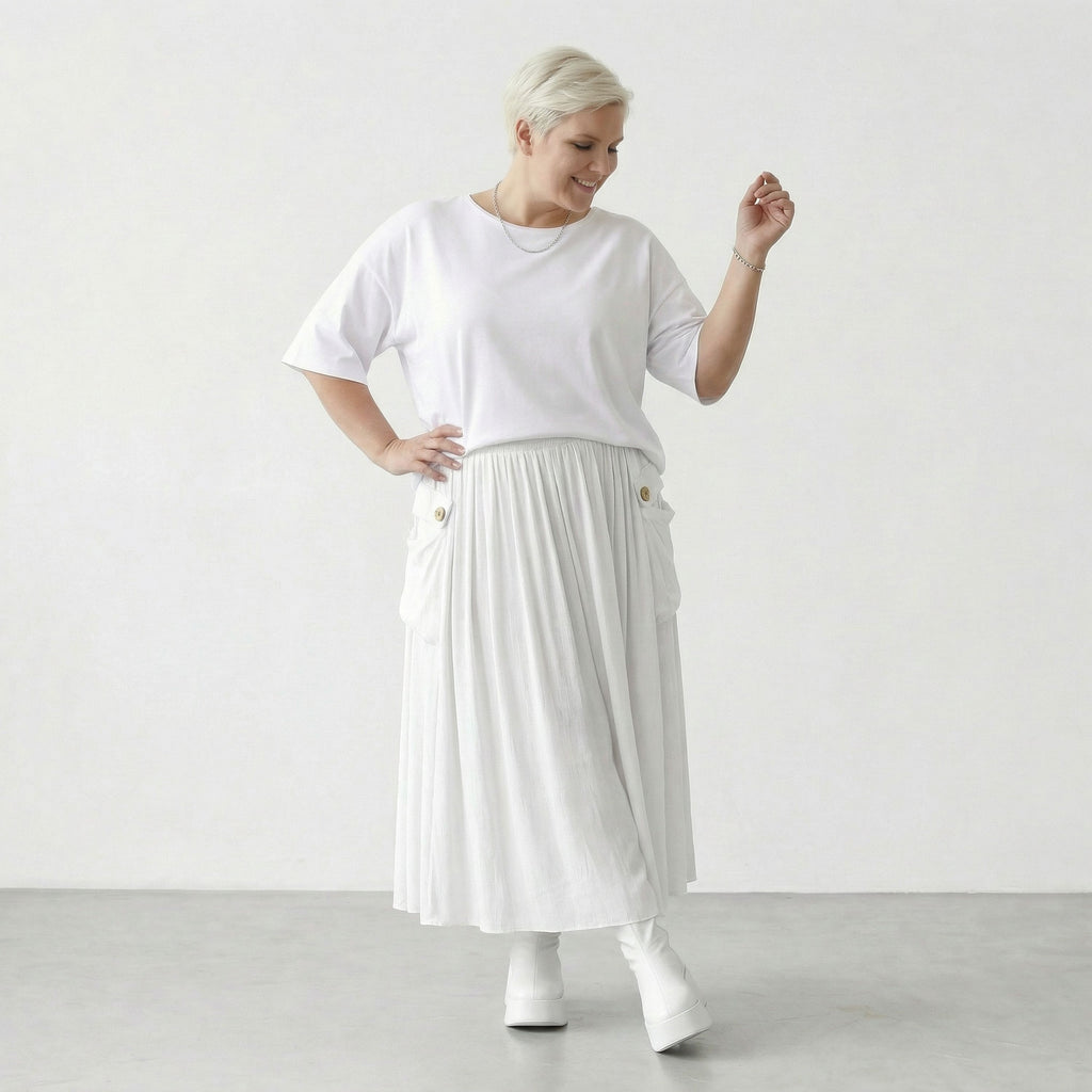 AKH Fashion 7186 Rock, Weiß