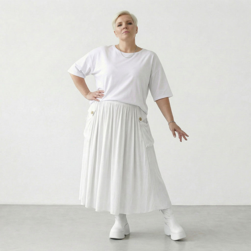 AKH Fashion 7186 Rock, Weiß