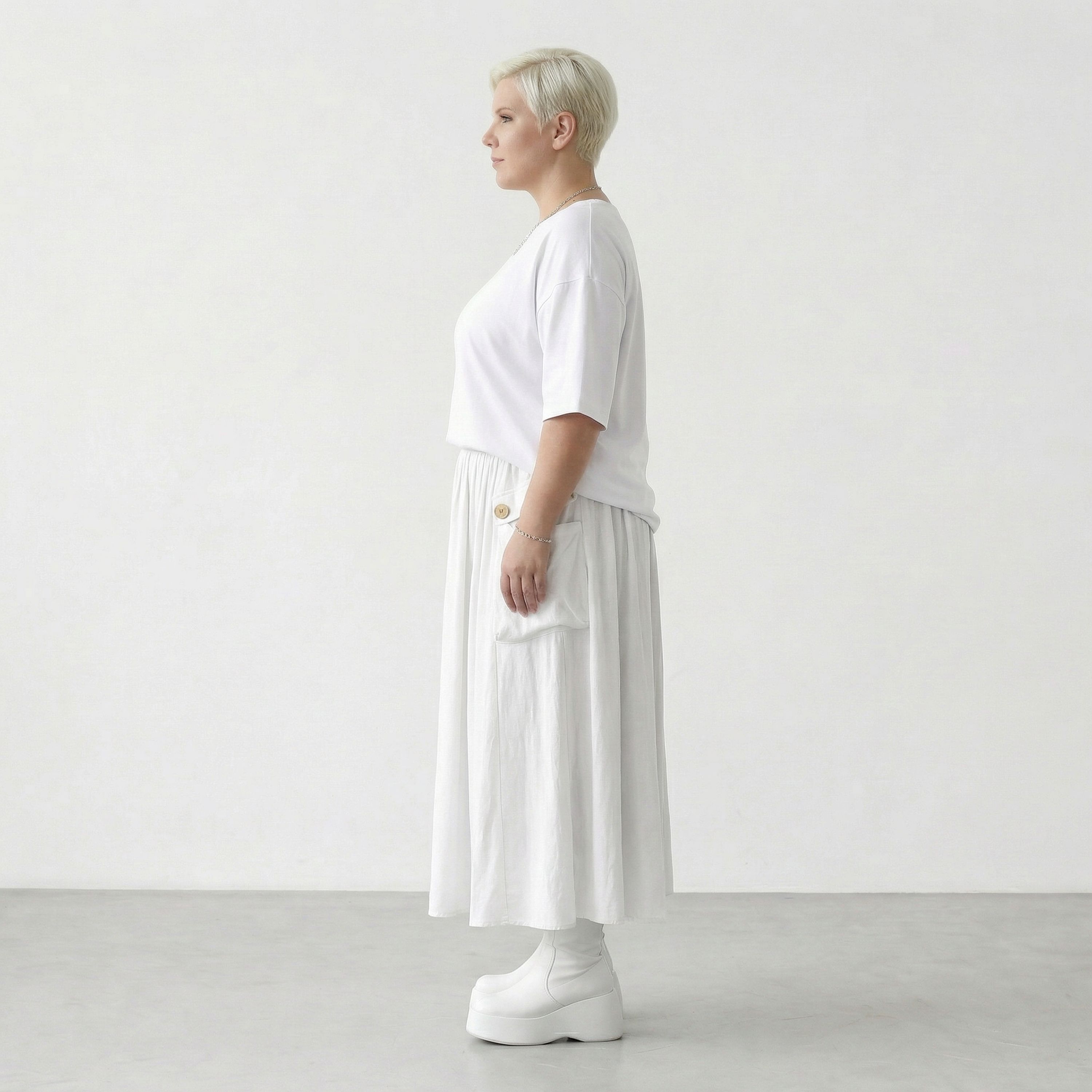 AKH Fashion 7186 Rock, Weiß