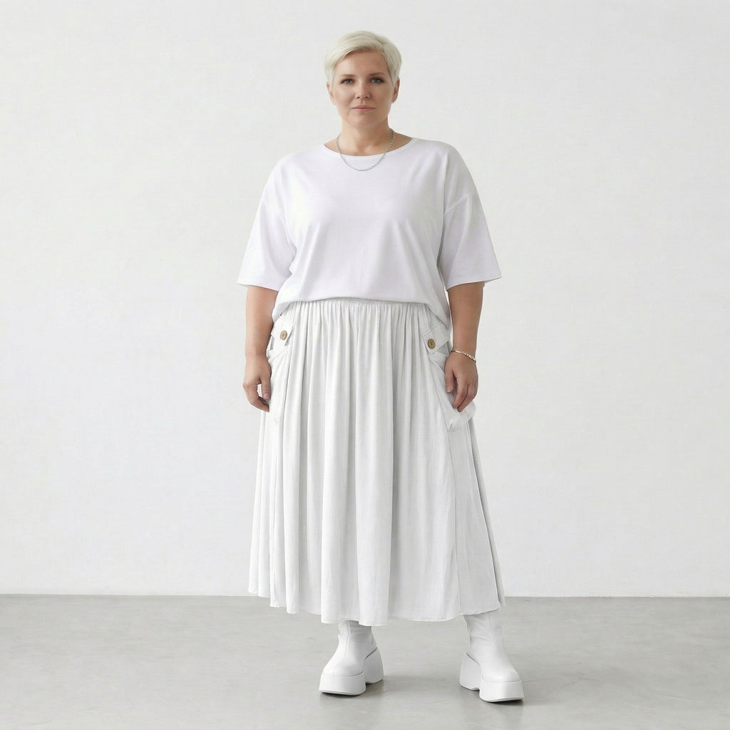 AKH Fashion 7186 Rock, Weiß