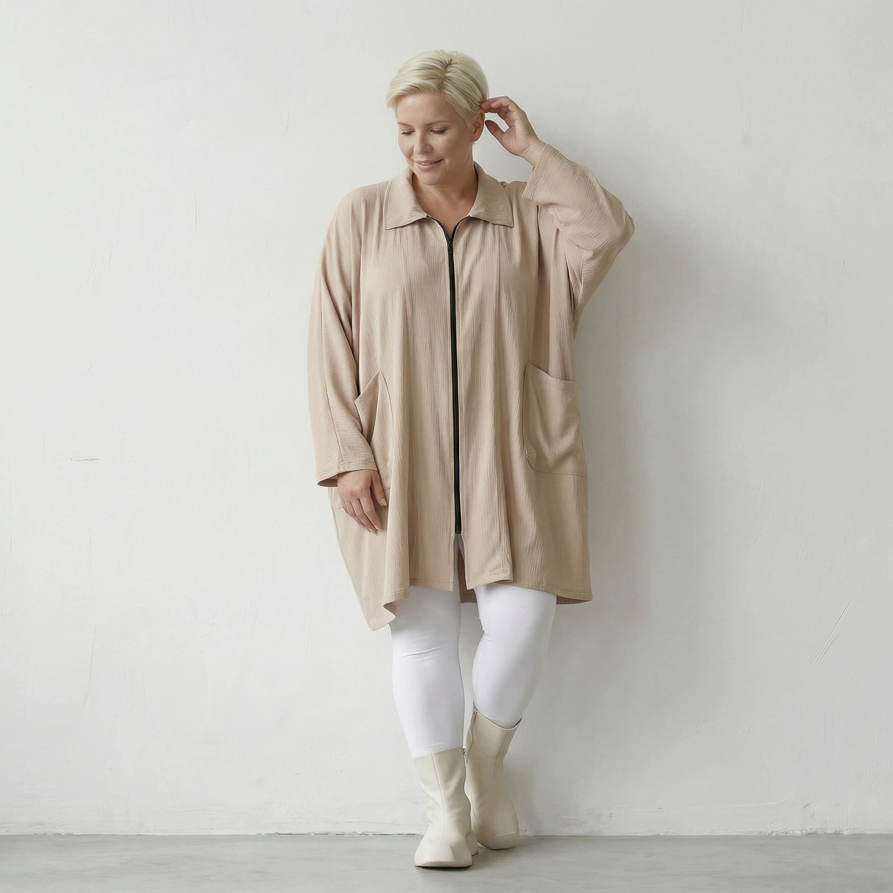 AKH Fashion 7187 Jacke, Beige